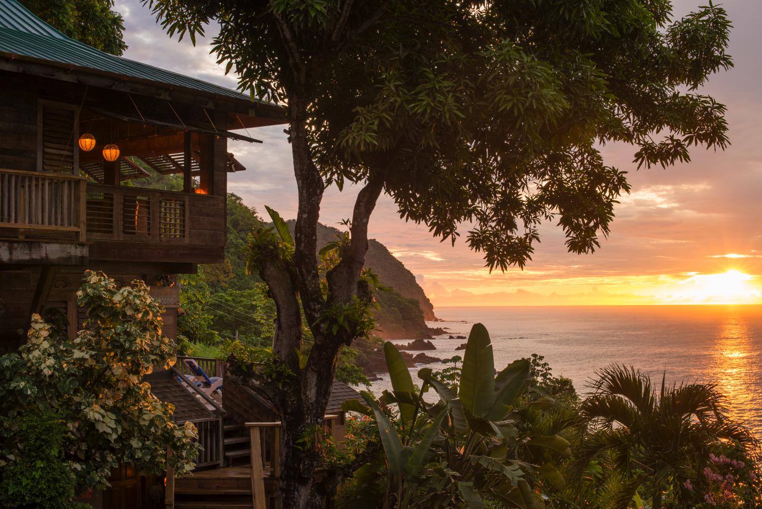 Beach houses in Tobago